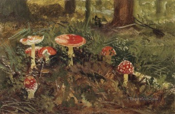 テングタケ属 1879 キノコ Ivan Ivanovich Oil Paintings